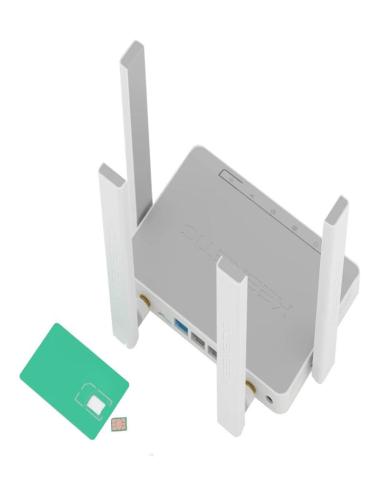 Keenetic Runner 4G Router Wifi4 N300 4x100Mb