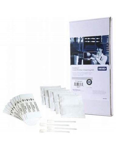 Fargo Kit de Limpieza con 10 Tarjetas de Limpieza + 4 Bastones + 3 Sobres Alcohol - 086177