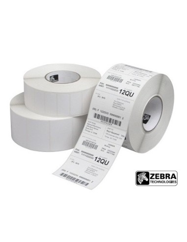 Zebra Z-Select 2000T Pack de 12 Rollos de Etiquetas Termicas Originales 102x76mm - Adhesivo Permanente - 930 Unidades x Rollo -