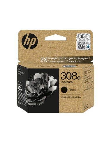 HP 308e EvoMore Negro Cartucho de Tinta Original - 7FP22UE