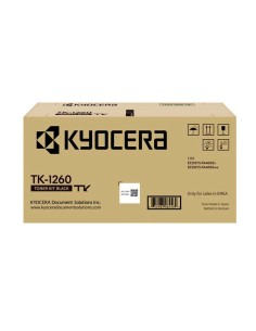 Kyocera TK1260 Negro Cartucho de Toner Original - 1T0C150NL0