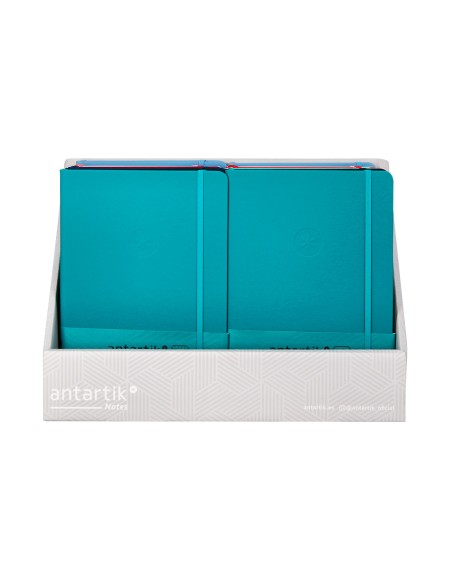 Cuaderno con gomilla antartik note tapa dura expositor de 18 unidades surtidas Cuaderno con gomilla antartik note tapa dura expositor de 18 unidades surtidas