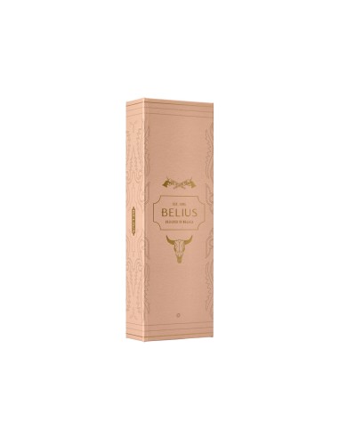 Roller belius wild west aluminio color blanco dorado tinta color negro caja de diseno