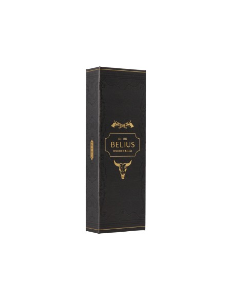 Boligrafo belius wild west aluminio color negro dorado tinta color azul caja de diseno Boligrafo belius wild west aluminio color negro dorado tinta color azul caja de diseno