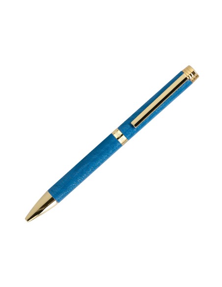Boligrafo belius wild west aluminio color azul marino dorado tinta color azul caja de diseno Boligrafo belius wild west aluminio color azul marino dorado tinta color azul caja de diseno