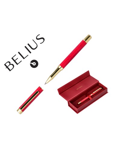 Roller belius wild west aluminio color granate dorado tinta color negro caja de diseno