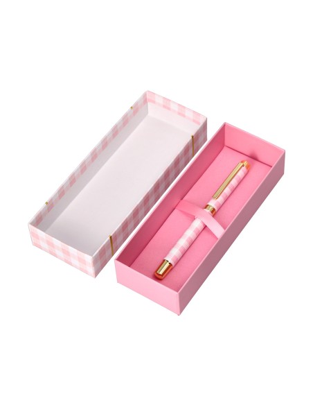 Boligrafo belius picnic aluminio color rosa dorado tinta color azul caja de diseno Boligrafo belius picnic aluminio color rosa dorado tinta color azul caja de diseno