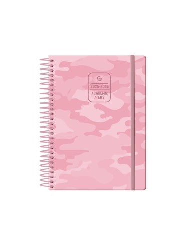 Agenda escolar liderpapel curso 25 26 teens patterns abstract pattern 6 semana vista din a6 bilingue papel