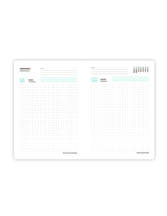 Agenda escolar liderpapel 25 26 espiral patterns militar gris dia pagina a5 bilingue papel fsc 80 gr