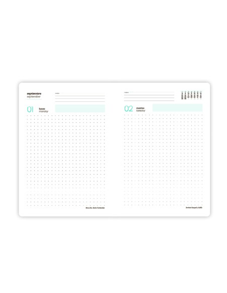 Agenda escolar liderpapel 25 26 espiral zante dia pagina a5 bilingue papel fsc 80 gr