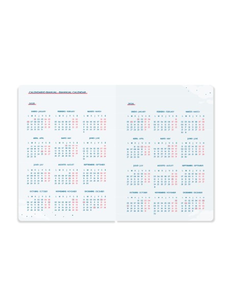 Agenda escolar liderpapel 25 26 espiral petite fresas dia pagina a5 bilingue papel fsc 80 gr