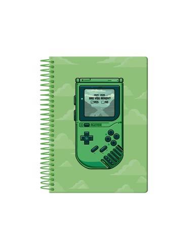 Agenda escolar liderpapel 25 26 espiral game on verde dia pagina a5 bilingue papel fsc 80 gr