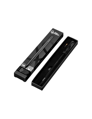 Lapiz de grafito infinito liderpapel aluminio hexagonal negro ultra resistente 1 punta de recambio