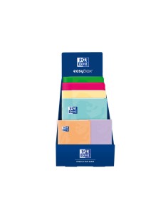 Libreta escolar oxford easybook expositor sobremesa de 40 unidades surtidas 440x277x420 mm