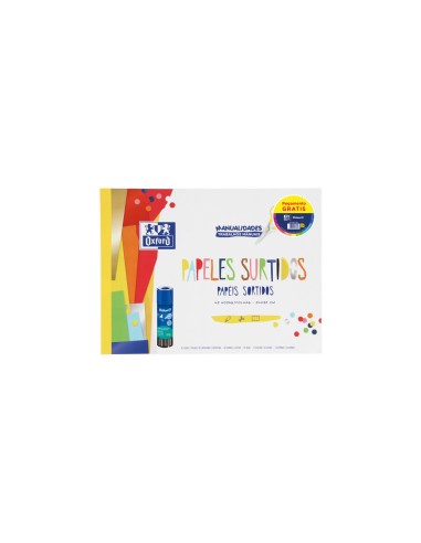 Bloc trabajos manuales oxford con pegamento pelifix