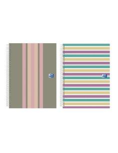 Cuaderno espiral oxford europeanbook 5 tapa extradura din a4 120 hojas horizontal