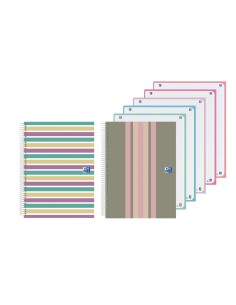 Cuaderno espiral oxford europeanbook 5 tapa extradura din a4 120 hojas cuadro 5 mm