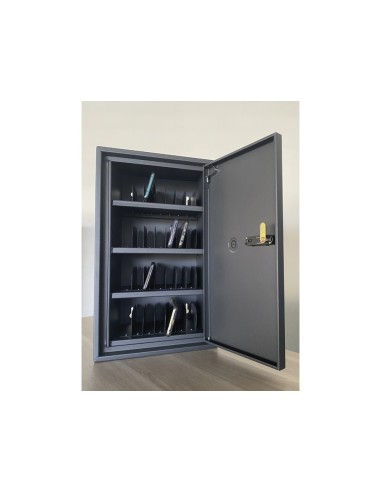 Armario metalico iorder 32 moviles cerradura con combinacion color gris