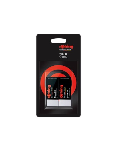 Goma de borrar rotring tikky 30 blister de 2 unidades