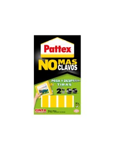 Cinta doble cara pattex pega y despega no mas clavo blister de 10 unidades