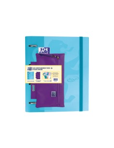 Pack carpeta con recambio oxford ebinder touch bolso portatodo kangoo