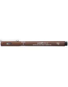 Rotulador uniball pin br 200 punta de pincel fino sepia