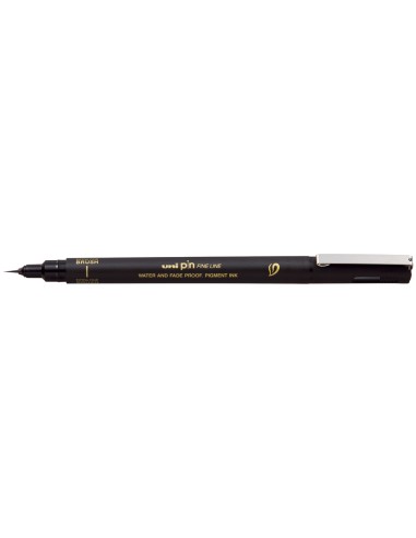 Rotulador uniball pin 500ef punta pincel flexible color negro
