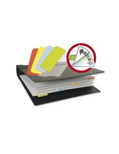 Banderitas separadoras rigida tarifold removible 12x40 mm pack de 48 unidades colores surtidos