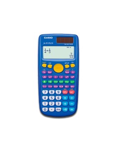 Calculadora casio fx 55 plus cientifica 240 funciones pantalla de cuatro lineas solar y pila