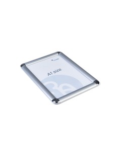 Marco porta anuncios rocada clip din a1 marco de aluminio anodizado 594x84 cm