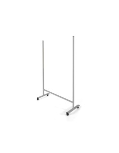 Soporte rocada movil universal para pizarras de pared de 120 a 200 cm con ruedas y freno