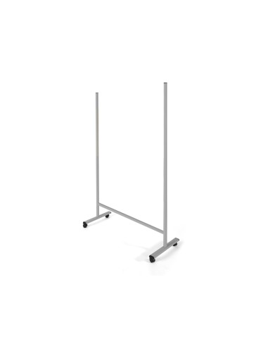 Soporte rocada movil universal para pizarras de pared de 120 a 200 cm con ruedas y freno