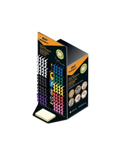 Rotulador bic intensity paint marker expositor de 120 unidades colores surtidos