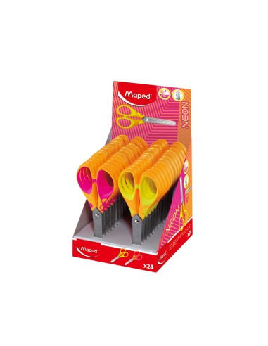 Tijeras escolar maped essentials soft neon 13 cm