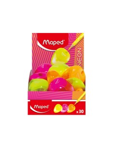 Sacapuntas maped plastico igloo 1 uso neon