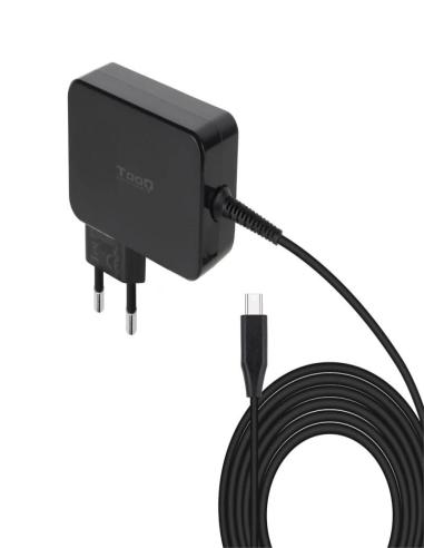 Tooq Cargador portátil GAN USB-C PD 100W Negro