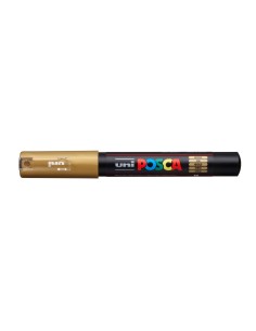 Rotulador uni posca 07 mm pc 1m oro