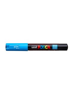 Rotulador uni posca 07 mm pc 1m azul claro