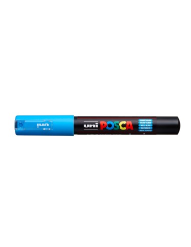 Rotulador uni posca 07 mm pc 1m azul claro