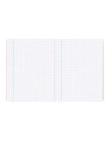 Libreta liderpapel smart a4 48 hojas 75g m2 cuadro 5mm con margen colores surtidos