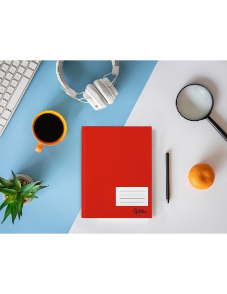 Libreta liderpapel smart a5 plus 48 hojas 75g m2 horizontal doble margen coloresurtidos