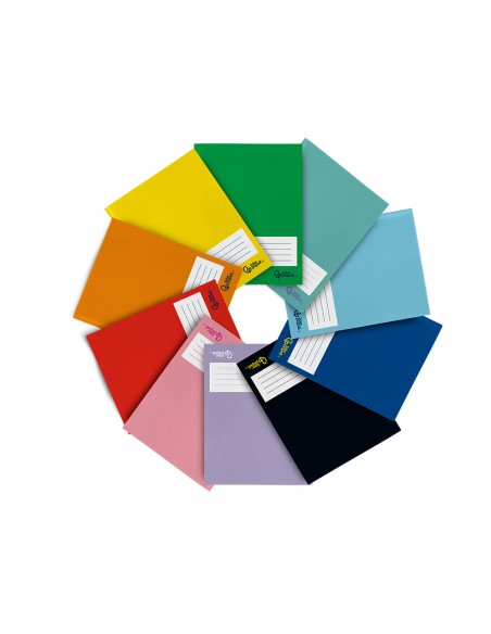 Libreta liderpapel smart a5 plus 48 hojas 75g m2 cuadro 4mm con margen colores surtido