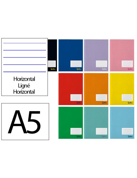 Libreta liderpapel smart a5 plus 32 hojas 75g m2 horizontal con margen