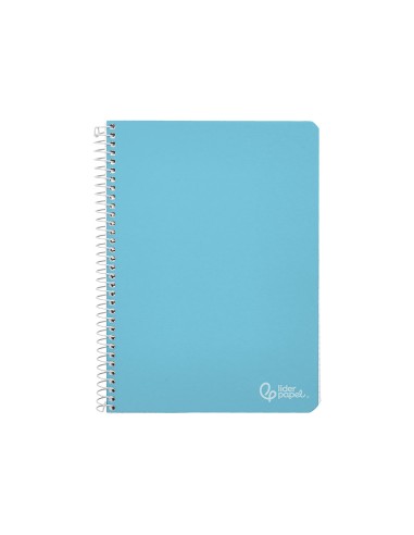 Cuaderno espiral liderpapel din a4 witty tapa dura 80h 90gr rayado horizontal 8mm con margen colores surtidos
