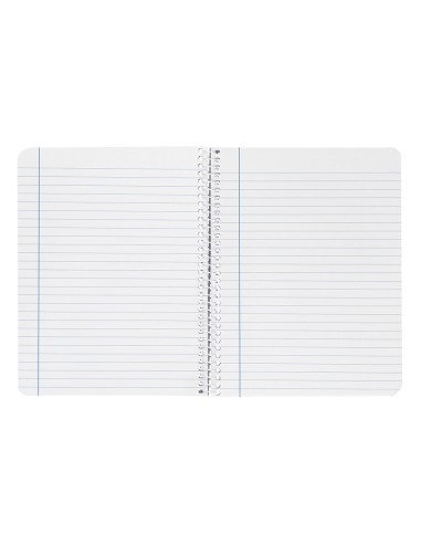 Cuaderno espiral liderpapel din a4 witty tapa dura 80h 90gr rayado horizontal 8mm con margen colores surtidos