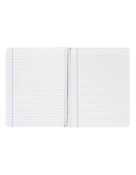 Cuaderno espiral liderpapel din a4 witty tapa dura 80h 90gr rayado horizontal 8mm con margen colores surtidos