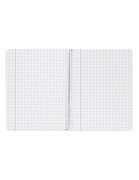 Cuaderno espiral liderpapel din a4 witty tapa dura 80h 90gr cuadro 8mm con margen colores surtidos