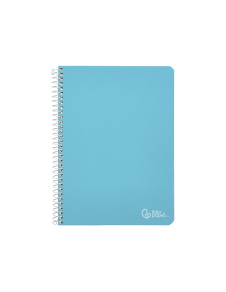 Cuaderno espiral liderpapel din a4 witty tapa dura 80h 90gr cuadro 6mm con margen colores surtidos