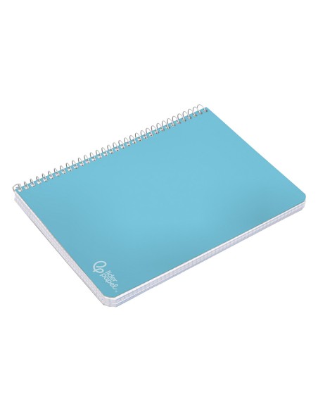 Cuaderno espiral liderpapel din a4 witty tapa dura 80h 90gr cuadro 5mm con margen colores surtidos
