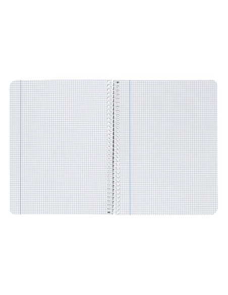 Cuaderno espiral liderpapel din a4 witty tapa dura 80h 90gr cuadro 3mm con margen colores surtidos